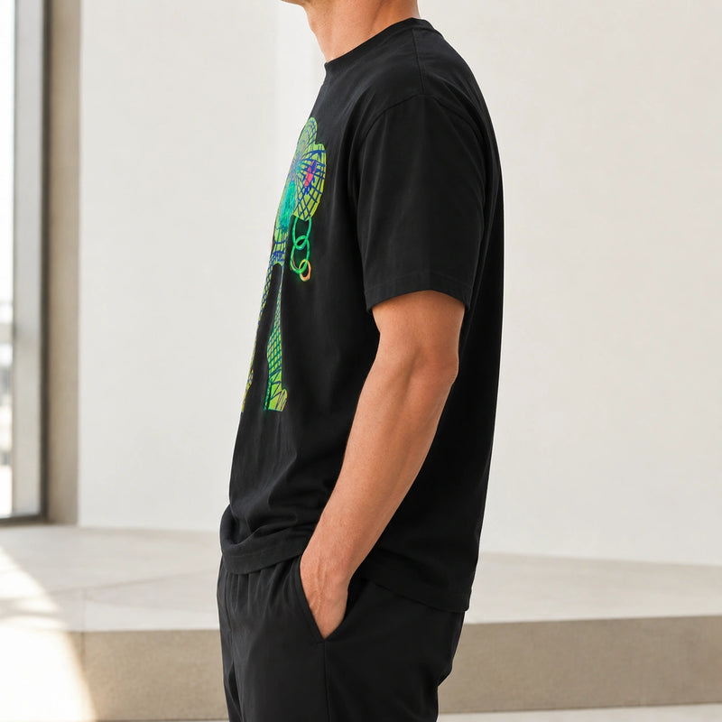 MarkFast street style electric eye beast series T-shirts