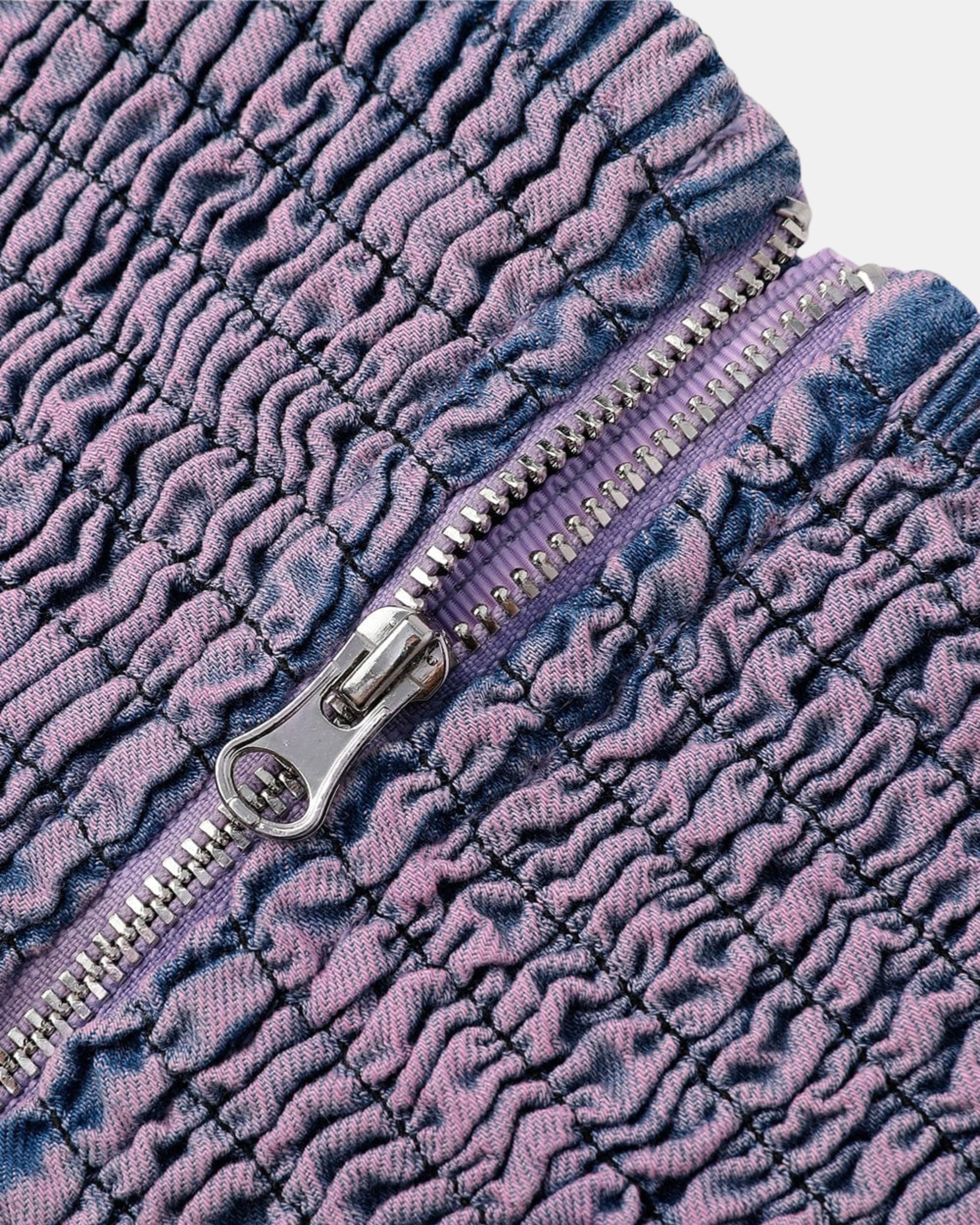 Women's Lavender Purple Denim Tube Top
