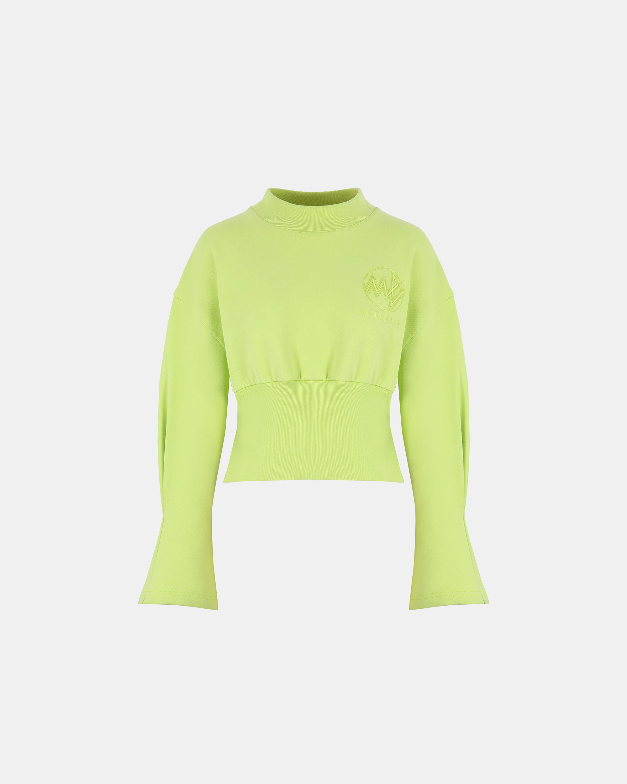 Women's Embroidered Flared Sleeve Pure Cotton Knit Sweater