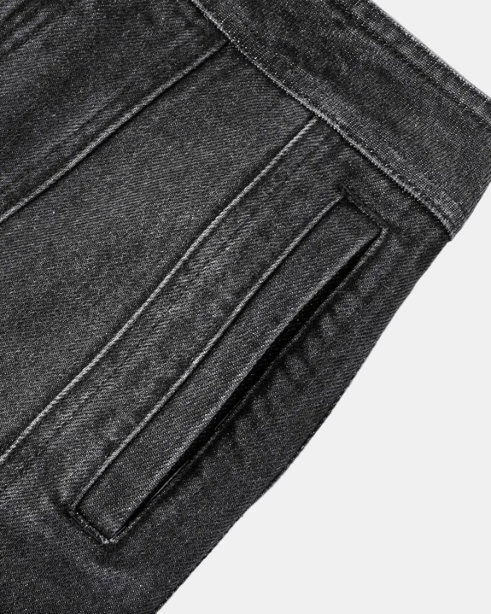 Women's Denim Patchwork Mini Knit Skirt
